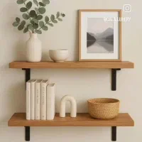 شلف اکسسوری قفسه دکوراسیون|کتابخانه، شلف، قفسههای دیواری|ارومیه, |دیوار