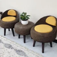 ست حصیری کاملا نو|صندلی و نیمکت|بندر ماهشهر, |دیوار