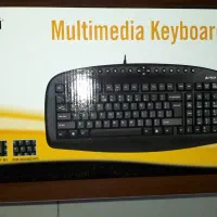 4عددکیبوردA4TECH ای فورتک مولتی مدیاKB-21حروف کامل