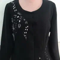 جواهر دوزی روی لباس مجلسی