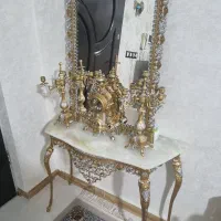 آیینه و شمعدان برنز|آینه|کرج, شهر صنعتی|دیوار