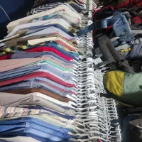 پیراهن لی کتان نخی هاوایی جین اورجینال و استوک