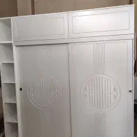 کمد دیواری ریلی رنگ صدف