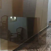 شیشه روی عسلی وجلو مبلی