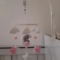آویز موزیکال تخت کودک کاملا سالم و نو