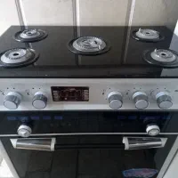 گاز ۵شعله صفحه شیشه ای  ویخچال آزمایش