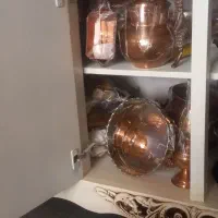 آیینه وکنسول صدفی قلم سیاه چهاردر|بوفه، ویترین، کنسول|اسلامشهر, باغ فیض|دیوار