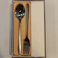 ست قاشق و چنگال یونیک مدل استیل بسته 12 عددی