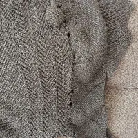 تاپ بافتنی خاکستری نقره ای براق ابریشمی|لباس|قم, پردیسان|دیوار