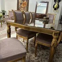 مبلمان ۷ نفره همراه با میز نهار