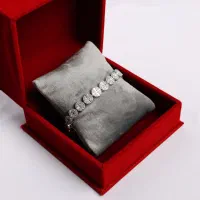 دستبند نقره کد ۱۶۳۴ (گالری نقره سینا)