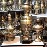 jaafg سماور گازی مسی ذغالی برنجی زغالی برقی|سماور، چای‌ساز، قهوه‌ساز|اصفهان, دستگرده|دیوار