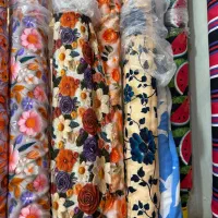 فروش عمده پارچه نخی سفارش ترک (کودری) گلدار و‌ساده|لباس|اهواز, طالقانی|دیوار