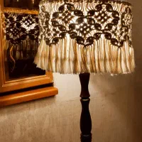 لوستر رافیا و مکرومه...