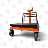 باسکول ۱ تن ۱.۵ تن ابعاد ۱۰۰×۱۰۰ چرخ دار