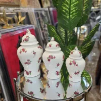 جینجر ۳ تایی گلدار کندی دکوری حراج
