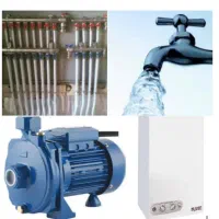 لوله کشی، نصب پمپ تانک و شیر آلات