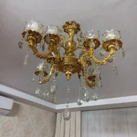 لوستر ۴ شاخه دوبل|لوستر و چراغ آویز|مشهد, هدایت|دیوار