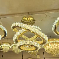 لوستر مدرن سیمی|لوستر و چراغ آویز|تبریز, |دیوار