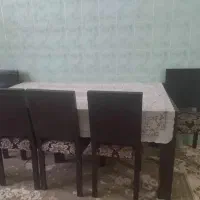 میز صندلی آشپزخانه جنس چوب راش