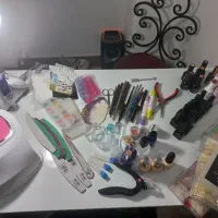 پک کامل وسایل ناخن در حد نو