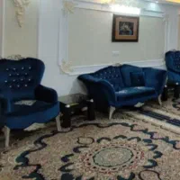 مبلمان هفت نفره با میز عسلی