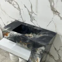 روشویی سرامیکی مدرن مدل دیواری طرح سون|لوازم سرویس بهداشتی|همدان, |دیوار