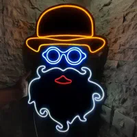 تابلوLED ال ای دی نئون فلکسی نعون پشت شیشه ویترین