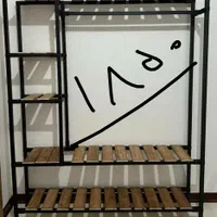 رندوم رخت قفسه رگال چوب لباسی دار|بندرخت و رخت‌آویز|قم, امامزاده ابراهیم|دیوار