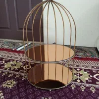 قفس دکوری و جلو مبلی آینه ای تکی|مبلمان خانگی و میز عسلی|نسیم‌شهر, |دیوار