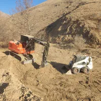 اجاره بابکت مینی بیل کندن استخر حمل نخاله مصالح