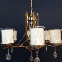 لوستر شاخه ای آنتیک|لوستر و چراغ آویز|فردیس, فردیس|دیوار