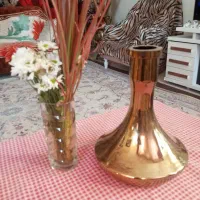 شیشه قلیان طلایی