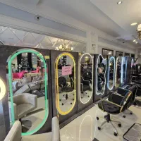 آینه سن پلاس/پدیکور/سرشور/پروانه/گلایل