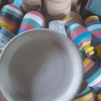 زیر گلدانی رنگی بساط