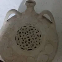 قمقمه سفالی|کلکسیون اشیاء عتیقه|مشهد, راه آهن|دیوار