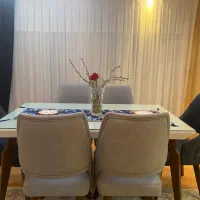 کاناپه تخت خواب‌شو تک + میزناهارخوری ۶ نفره ست|میز و صندلی غذاخوری|تهران, فاطمی|دیوار