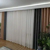 پرده حریر پانچ|پرده، رانر، رومیزی|فولادشهر, B2|دیوار