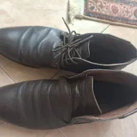 کفش نیم بوت چرم مارک ZARA