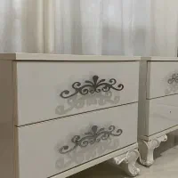 فروش 2عدد کشو و یا پاتختی/جنس هایگلاس