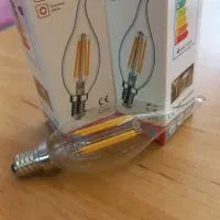 لامپ لوستری ۴ وات فلامنتی   مدل اشکی آفتابی|لامپ و چراغ|مشهد, نوید|دیوار