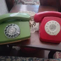 ۲عدد تلفن رومیزی قدیمی
