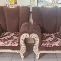 مبل ۷ نفره + میز جلو مبلی و میز عسلی|مبلمان خانگی و میز عسلی|کرج, شهرک سپهر|دیوار