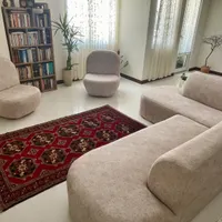 یک دست مبل 7 نفره (1 اِل جدا شونده + 2 تک)|مبلمان خانگی و میز عسلی|تهران, جوانمردان (اندیشه)|دیوار