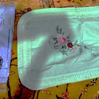 جلد بالشت تترون بسیار قدیمی|رختخواب، بالش، پتو|بافق, |دیوار