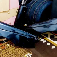 گلگیرجلو پژو پارس درحد بدون موج مشکی پرکلاغی واقعی