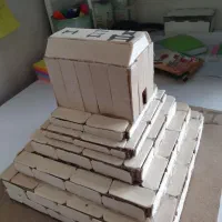 ماکت مقبره کوروش بزرگ|مجسمه، تندیس، ماکت|نورآباد, |دیوار