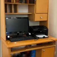 کتابخانه و میز کامپیوتر برند آشور