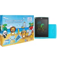 ست نقاشی 135 تکه حرفه ای و تبلت نقاشی کاغذ دیجیتال