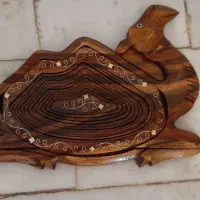 ظرف اجیل هندی دکوری چوبی|ظروف سرو و پذیرایی|مشهد, راهنمایی|دیوار